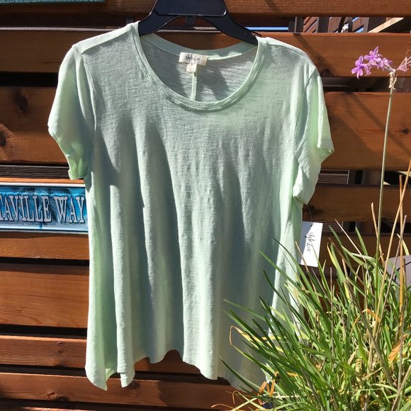 Style & Co. Tops - STYLE & CO | Shark Bite Hem Tee - S